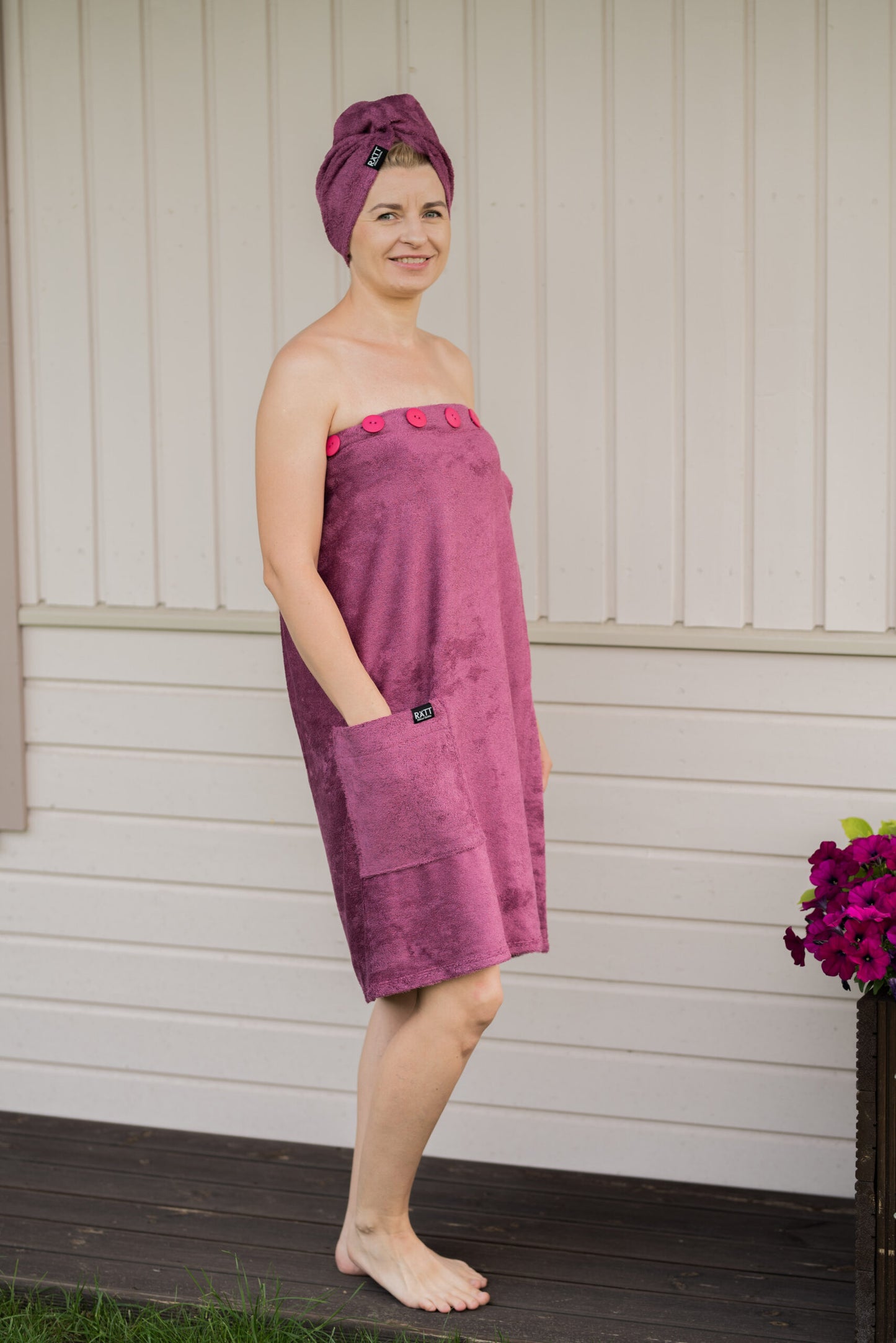Spa Wrap for Women - Bamboo Terry