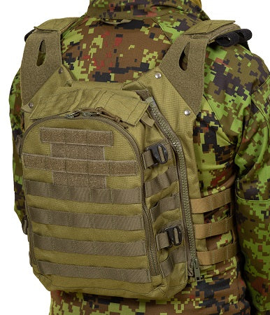Plate Carrier with a backpack - military green