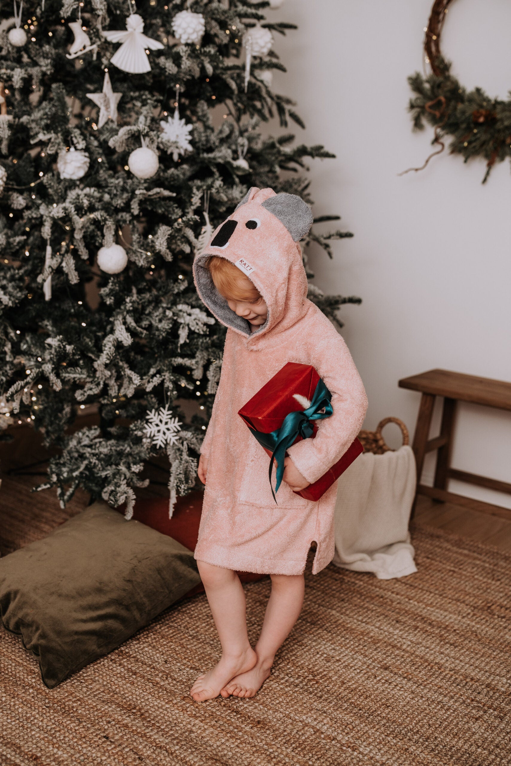 Long-Sleeve Poncho KOALA - For KIDS (Size 122-150)