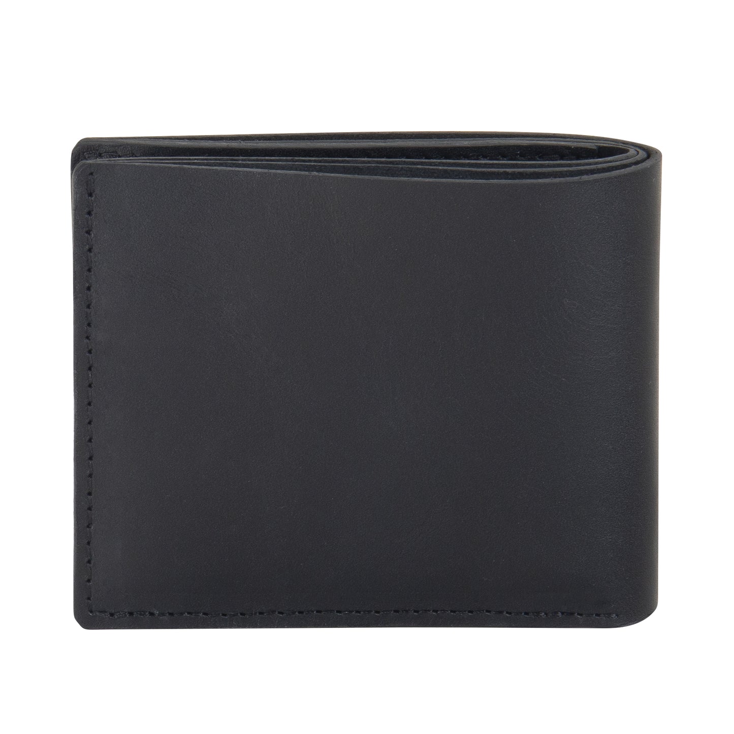 Billfold Wallet with Coin Pouch - Black